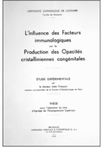 Jule Francois Professoral thesis submitted in 1941